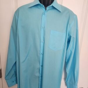 Men's Light Turquoise Dress Shirt